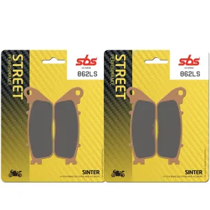 Pastillas de freno traseras SBS Street sinterizadas Honda CB - CBR 1000 P862LS