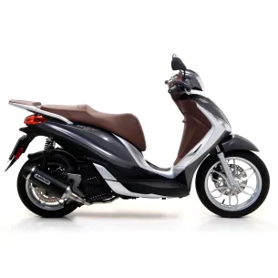 Escape completo Piaggio Medley 125 2016-2019 Arrow Urban Aluminio Dark 53517ANN+53064MI