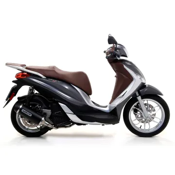 Escape completo Piaggio Medley 125 2016-2019 Arrow Urban Aluminio Dark 53517ANN+53064MI