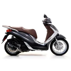 Escape completo Piaggio Medley 125 2016-2019 Arrow Urban Aluminio Dark 53517ANN+53064MI