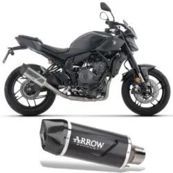 Escape completo Arrow Yamaha MT 07 2025 Indy Race EVO Dark Aluminio homologado 71994AKN - vista 1