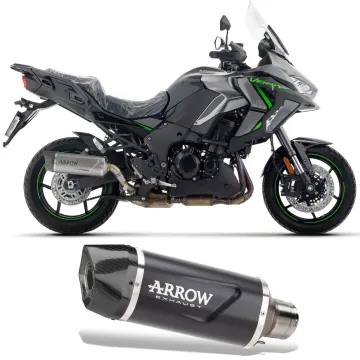 Escape Arrow Kawasaki Versys 1100 2025 Indy Race EVO Dark Aluminio 71993AKN - vista 1