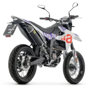 Escape Arrow Aprilia RX - SX 125 2025 Thunder Dark Aluminio copa Carbono 52013AKN - vista 1 2
