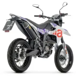 Escape Arrow Aprilia RX - SX 125 2025 Thunder Dark Aluminio copa Carbono 52013AKN - vista 2