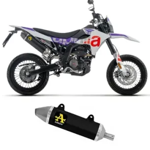 Escape Arrow Aprilia RX - SX 125 2025 Thunder Dark copa Inox 52013AON - vista 1