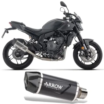 Escape completo Arrow Yamaha MT 07 2025 Indy Race EVO Dark Aluminio racing 71094AKN - vista 1
