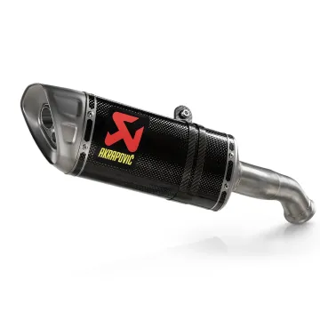 Escape Akrapovic CF Moto 800 NK 2023-2025 Carbono copa Titanio S-CF8SO1-HAPLC - vista 3