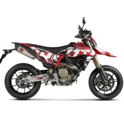 Escapes Akrapovic Ducati Hypermotard 698 2024-2025 Titanio copa Carbono S-D6SO2-HAPLT - vista 1