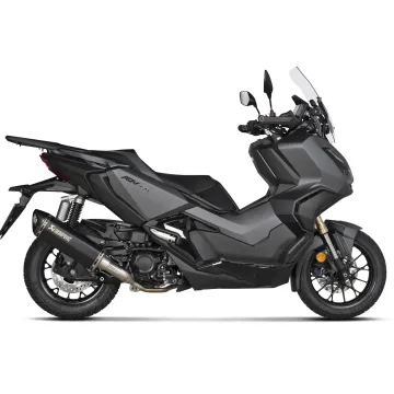 Escape Akrapovic Honda ADV 350 2022-2024 Inox Negro copa Carbono S-H3SO8-HRSSBL - vista 1