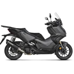 Escape Akrapovic Honda ADV 350 2022-2024 Inox Negro copa Carbono S-H3SO8-HRSSBL - vista 1