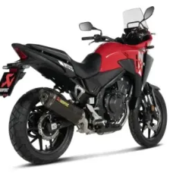 Escape Akrapovic Honda NX 500 2024-2025 Carbono copa Titanio S-H5SO5-HRC - vista 2