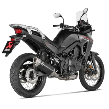 Escape Akrapovic Honda XL 750 Transalp 2023-2025 Titanio copa Titanio S-H7SO6-HRTBL - vista 2