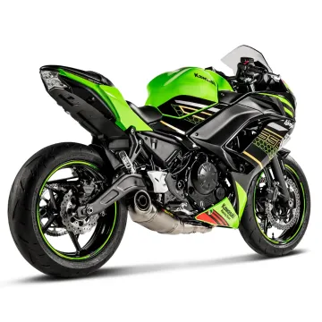 Escape completo Akrapovic Kawasaki Ninja 650 2021-2024 Racing Line Titanio S-K6R13-AFCRT/1 - vista 2