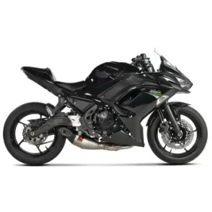 Escape completo Akrapovic Kawasaki Ninja 650 2025 Titanio copa Carbono S-K6R14-HEGEHT/2 - vista 1
