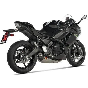 Escape completo Akrapovic Kawasaki Ninja 650 2025 Titanio copa Carbono S-K6R14-HEGEHT/2 - vista 2