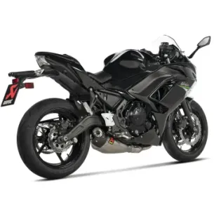 Escape completo Akrapovic Kawasaki Z650 2024-2025 Titanio copa Carbono S-K6R14-HEGEHT/2 - vista 1 2
