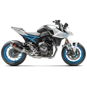Escape completo Akrapovic Suzuki GSX-8S GSX-8R 2022-2024 Racing Line Carbono copa Titanio S-S8R1-EEC - vista 1