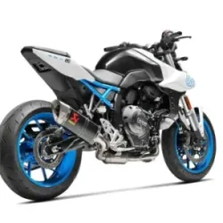 Escape completo Akrapovic Suzuki GSX-8S GSX-8R 2022-2024 Racing Line Carbono copa Titanio S-S8R1-EEC - vista 2