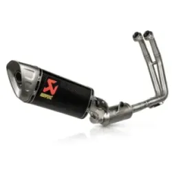 Escape completo Akrapovic Suzuki GSX-8S GSX-8R 2025 Racing Line Carbono copa Titanio S-S8R2-EEC - vista 3