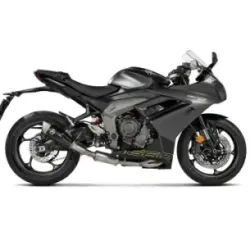 Escape completo Akrapovic Triumph Daytona 660 2024-2025 Racing Line Titanio copa Titanio S-T6R2-CQTBL - vista 1