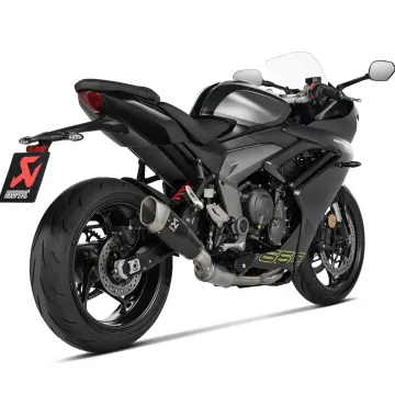 Escape completo Akrapovic Triumph Daytona 660 2024-2025 Racing Line Titanio copa Titanio S-T6R2-CQTBL - vista 2