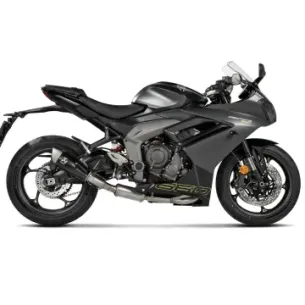 Escape completo Akrapovic Triumph Trident 660 2021-2025 Racing Line Titanio copa Titanio S-T6R2-CQTBL - vista 1