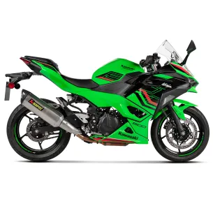 Escape Akrapovic Kawasaki Z 500 2025 Titanio copa Carbono homologado S-K5SO1-HRT - vista 1