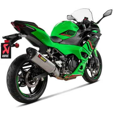 Escape Akrapovic Kawasaki Z 500 2025 Titanio copa Carbono homologado S-K5SO1-HRT - vista 2