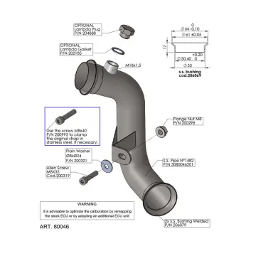 Descatalizador KTM 890 Adventure 2024-2025 Leovince 80046