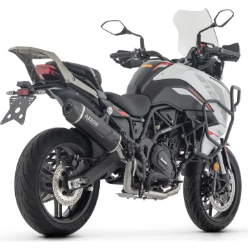 Escape Arrow Benelli TRK 702 - X 2025 Indy Race EVO Dark Aluminio copa Carbono 71960AKN - vista 2