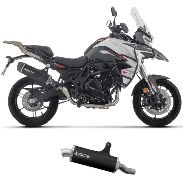 Escape Arrow Benelli TRK 702 - X 2025 Indy Race EVO copa Inox 71960AON - vista 1