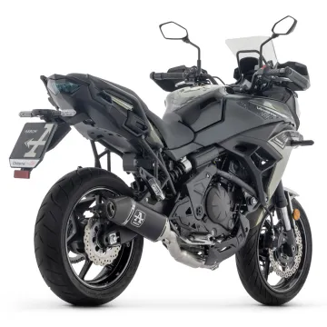 Escape completo Arrow Kawasaki Versys 650 2025 Veloce Veloce Dark Aluminio 77501VAN - vista 2