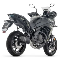Escape completo Arrow Kawasaki Versys 650 2025 Veloce Veloce Dark Aluminio 77501VAN - vista 2