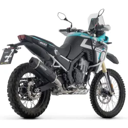 Escape Arrow Kove 800X PRO - RALLY 2025 Indy Race EVO Dark Aluminio copa Carbono 72667AKN - vista 2