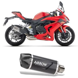 Escape Arrow QJMOTOR SRK 800 RR 2025 Indy Race EVO Dark Aluminio 71996AKN - vista 1