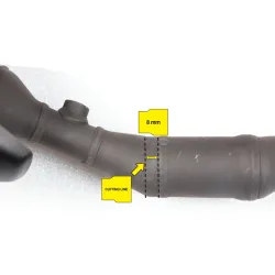 Escape Akrapovic Yamaha Nmax 125 2025-2026 Inox copa Carbono S-Y125SO8-HRSS - Medidas de corte
