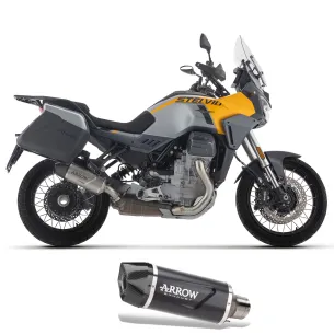 Escape Arrow Moto Guzzi Stelvio 2025 Indy Race EVO Titanio 77506PK - vista 1 2