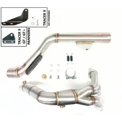 Escape completo Yamaha Tracer 9 - GT 2021-2024 Ixil Race Xtrem Black CY9982RB - kit montaje