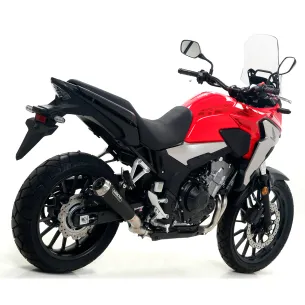 Escape Honda CB 500 X 2019-2020 Arrow ProRace Nichrom Dark copa Inox 71896PRN - vista 1 2