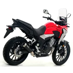 Escape Honda CB 500 X 2019-2020 Arrow ProRace Nichrom Dark copa Inox 71896PRN - vista 2