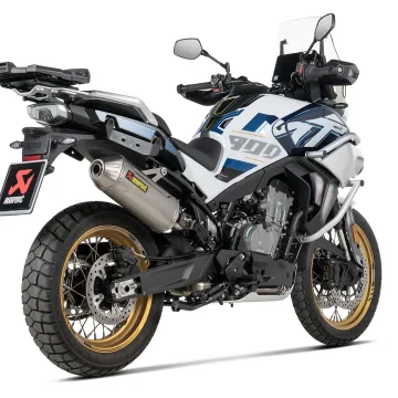 Escape Akrapovic CF Moto 800 MT 2024-2026 Titanio S-CF8SO4-HFTT - vista 2