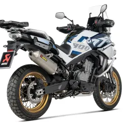 Escape Akrapovic CF Moto 800 MT 2024-2026 Titanio S-CF8SO4-HFTT - vista 2
