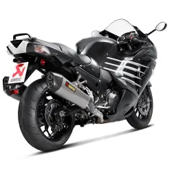 Escapes Akrapovic Kawasaki ZZR 1400 2012-2020 Titanio S-K14SO6-HZAAT - vista 2