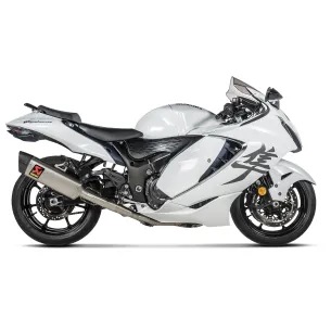 Escape completo Akrapovic Suzuki GSX-R 1300 Hayabusa 2025-2026 Racing Line Titanio S-S13R4-APLT + V-TUV315 - vista 1
