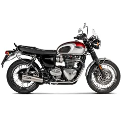Escapes Akrapovic Triumph Bonneville T120 2016-2020 Titanio S-T12SO4-HCQT + P-HST12SO3 - vista 1