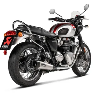 Escapes Akrapovic Triumph Bonneville T120 2016-2020 Titanio S-T12SO4-HCQT + P-HST12SO3 - vista 1 2