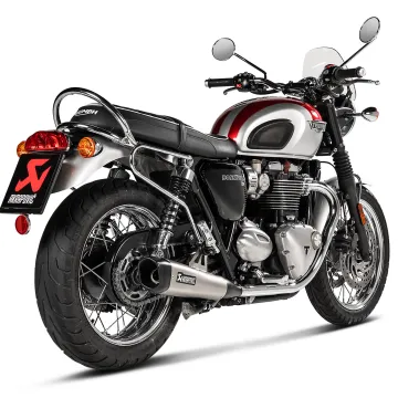 Escapes Akrapovic Triumph Bonneville T120 2016-2020 Titanio S-T12SO4-HCQT + P-HST12SO3 - vista 2