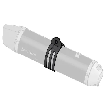 LeoVince abrazadera carbono para escapes LV One EVO ref 3014330501R 3014330501R - vista 1
