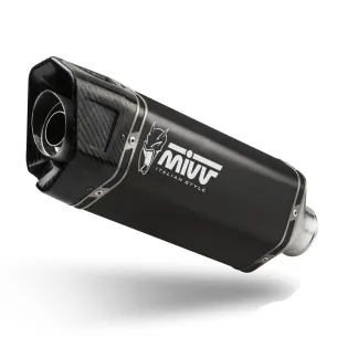 Escape completo Suzuki GSX-8T - GSX-8TT 2025-2026 MIVV SR-1 Black S.067.LR1XB - vista 1