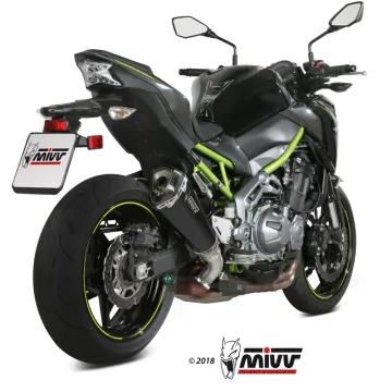 Escape Kawasaki Z900 A2 2025-2026 MIVV Delta Race Black K.045.LDRB - vista 2
